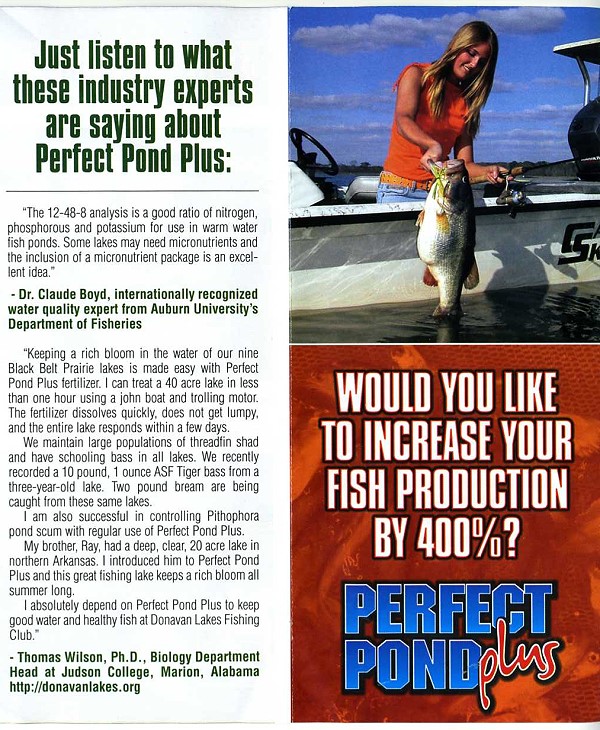 Wilson's testimony for Perfect Pond Plus